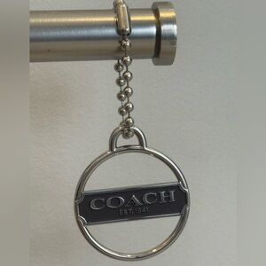 Coach Logo Keychain hangtag